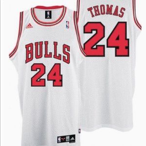 adidas White Swingman #24 Chicago Bulls Jersey
